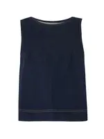 Abercrombie & Fitch Top  námornícka modrá