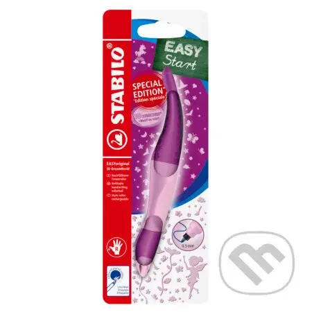Ergonomický roller pre pravákov - STABILO EASYoriginal 3D DreamWorld ružová