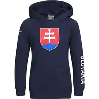 PROGRESS SK HOODY JR Juniorská mikina pro fanoušky, tmavě modrá, velikost 152-158