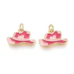 Brass & Enamel Pendants