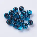 Handmade Silver Foil Lampwork Beads