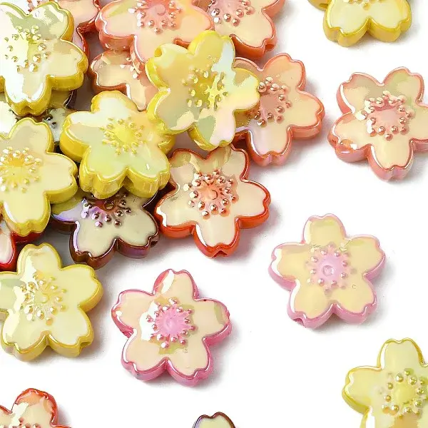 30Pcs Opaque Acrylic Beads