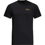 Jack Wolfskin ESSENTIAL T M Pánské triko, černá, velikost