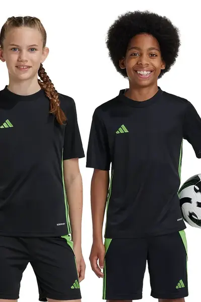 Dětské tričko adidas Performance TABELA 23SY černá barva, s aplikací, JJ1155