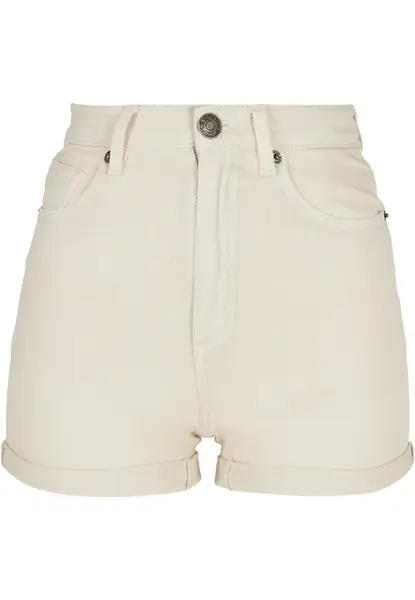 Women's 5 pocket whitesand shorts