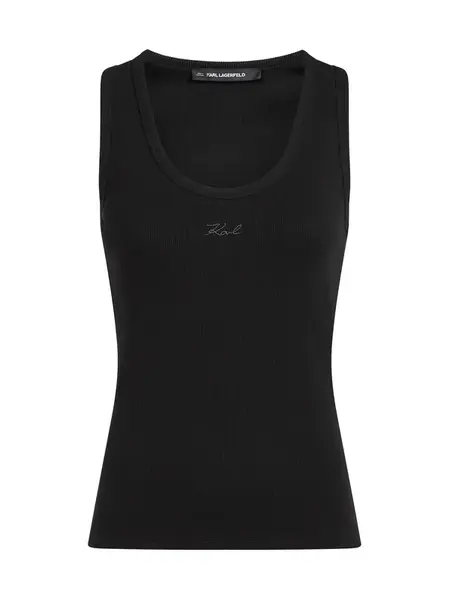 Karl Lagerfeld Top  čierna
