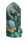 SENSILLO Zavinovačka pro miminko Velvet 75x75cm, Paradise, zelená