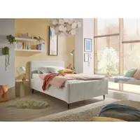 MID.YOU ČALOUNĚNÁ POSTEL, 120/200 cm krémová