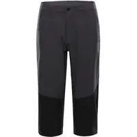 ALPINE PRO NIREM Pánske 3/4 nohavice, tmavo sivá, veľkosť