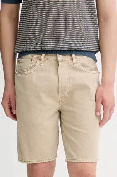 Džínové šortky Levi's pánské, modrá barva