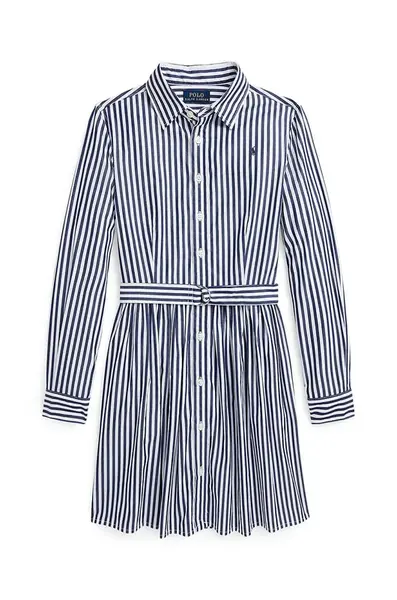 Dětské bavlněné šaty Polo Ralph Lauren mini, 313934134003