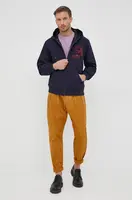 Kalhoty Desigual pánské, žlutá barva, ve střihu chinos