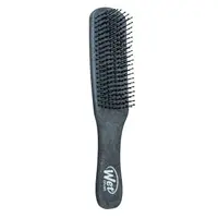 Wet Brush Men's Detangle Black Leather kefa na vlasy pre mužov