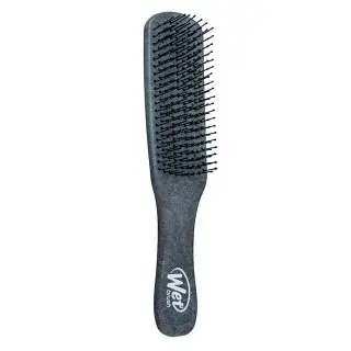 Wet Brush Men's Detangle Black Leather kefa na vlasy pre mužov