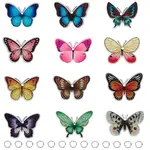 48Pcs 12 Styles Opaque Acrylic Pendants