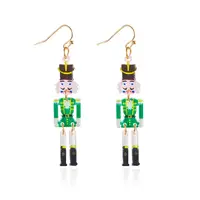 Christmas Theme Acrylic Human Dangle Earrings