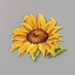 Flower Self Adhesive Computerized Embroidery Cloth Iron on/Sew on Patches