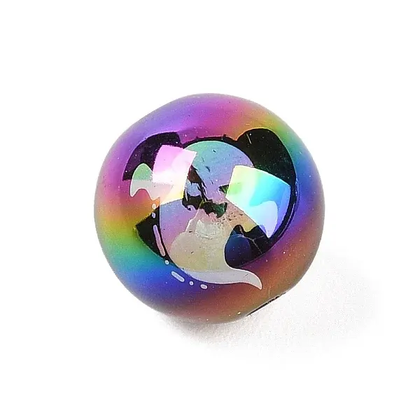 Halloween UV Plating Acrylic Beads