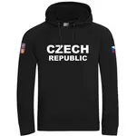 PROGRESS CZ HOODY MAN Pánska mikina pre fanúšikov, čierna, veľkosť