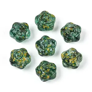 Picasso Transparent Glass Beads