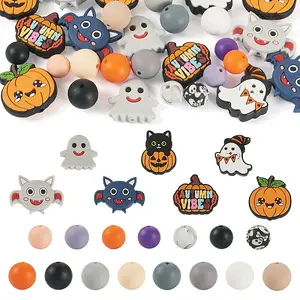29Pcs Silicone Focal Beads