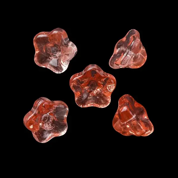 Baking Paint Transparent Glass Beads