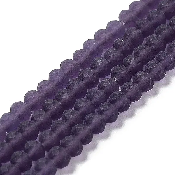 Transparent Glass Beads Strands
