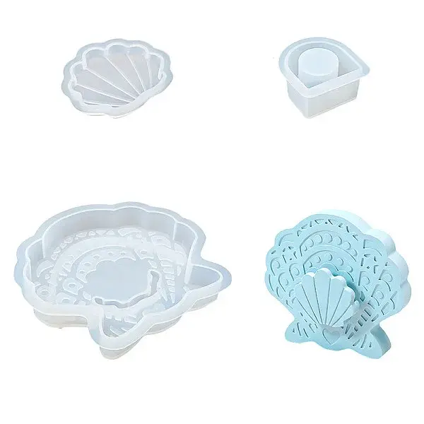 Shell Shape DIY Silicone Vase Molds
