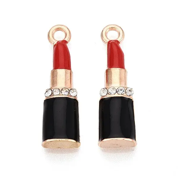 Alloy Rhinestone & Enamel Pendants