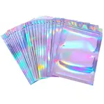 Glitter Holographic Plastic Zip Lock Bags