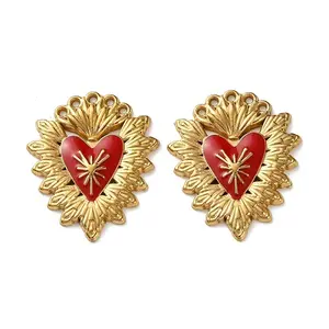 304 Stainless Steel Enamel Pendants