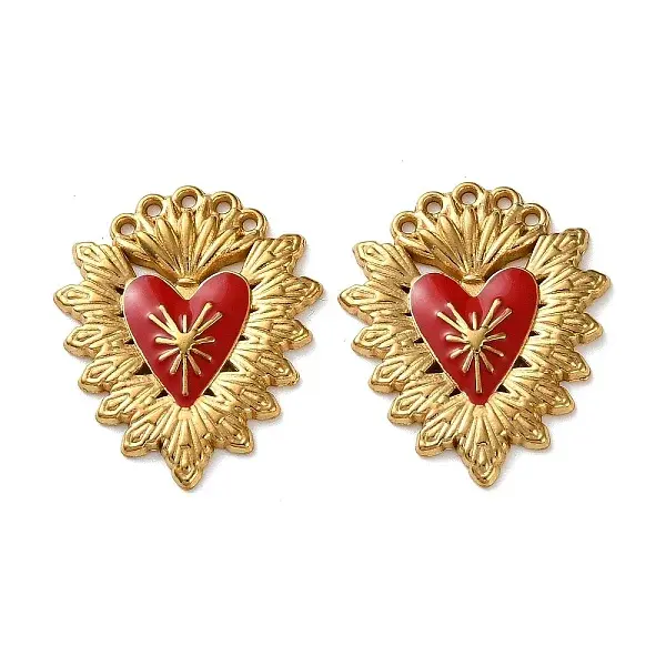 304 Stainless Steel Enamel Pendants