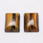 Rectangle Natural Tiger Eye Cabochons
