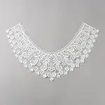 Milk Silk Embroidered Floral Lace Collar