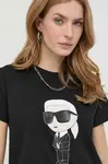 Bavlněné tričko Karl Lagerfeld