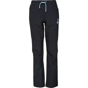 Lewro PANTS 102606 Dívčí outdoorové kalhoty, černá, velikost 164-170