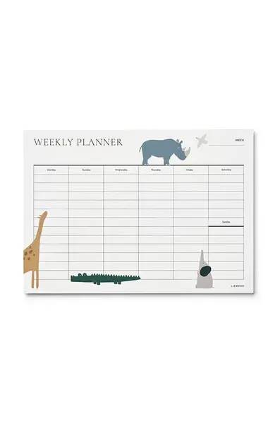 Týdenní plánovač Liewood Kirby weekly planner LW17911
