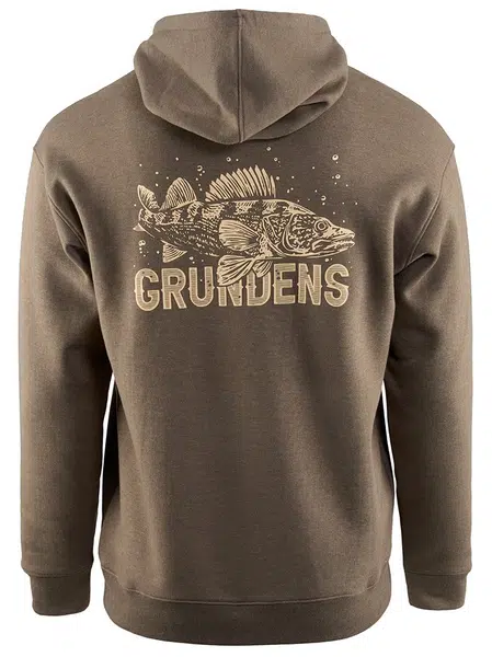 Grundéns mikina king of the lakes hoodie otter heater - l