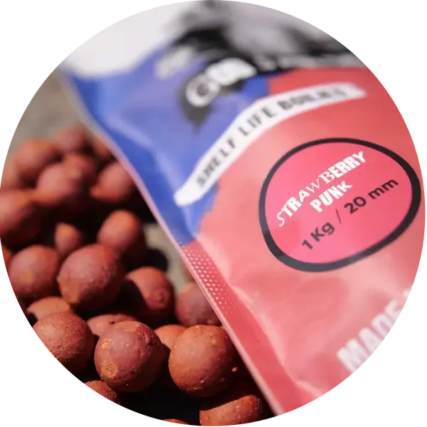 G.b.u. boilies strawberry punk - 1 kg 24 mm