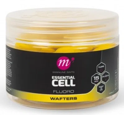 Mainline wafters fluoro wafters essential cell 15 mm - yellow