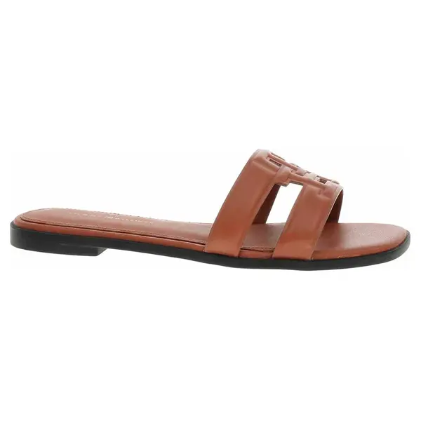 Dámské pantofle Tommy Hilfiger FW0FW08671 GPA Cinnamon Bark 38