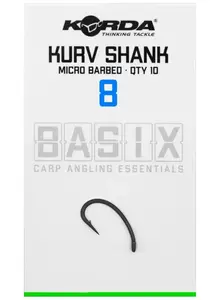 Korda háčky basix kurv shank micro barbed - 8