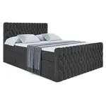 ALTDECOR POSTEL boxspring SERENE-Z KING – 140 x 200 – H3/H4 – černá