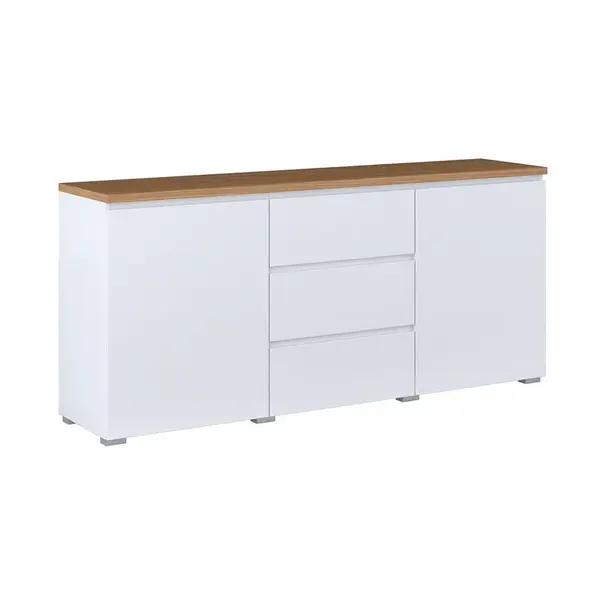 Petits-meubles SIDEBOARD Liko Bílá a dřevo