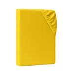 AM Qualitätsmatratzen PROSTĚRADLO s elastickým lemem 135/190/25 cm žluté