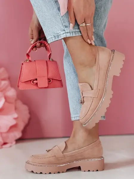 Dámské mokasíny LOAFELIA růžové