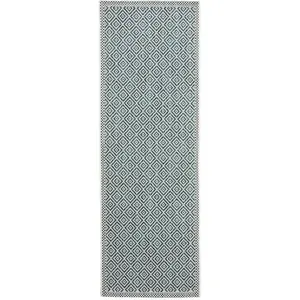 KUNSTLOFT VNITŘNÍ a venkovní běhoun Cleo Modrá 80x240 cm