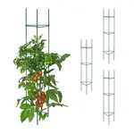 Relaxdays OPORA Zelená 4dílná-sada ocel 150 cm