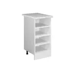 Vicco ZÁKLADNÍ JEDNOTKA S POLICEMI R-Line Bílá 40 cm s otevřenými policemi, s pracovní deskou