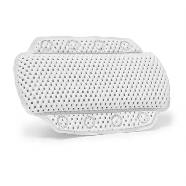 Relaxdays POLŠTÁŘ Bílý do vany PVC pěna 8 přísavek